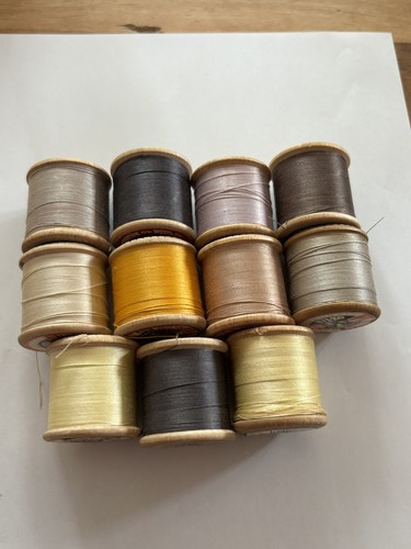 Vintage sylko wooden - 11, cotton
