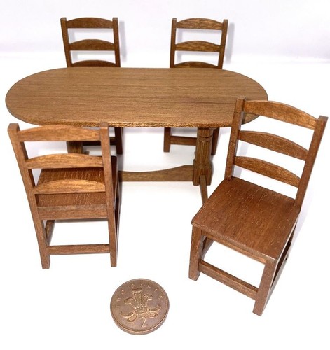 Dolls house dining table - dining,