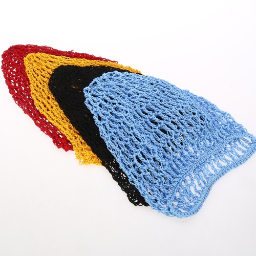 Yellow rayon hair net bands - yellow,