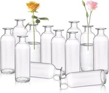 Peohud Glass Bud Vases Set of