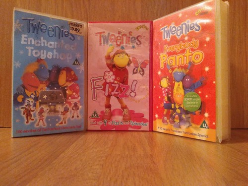 Cbeebies tweenies vhs - x3,