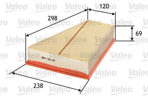 Valeo air filter for ford - air,