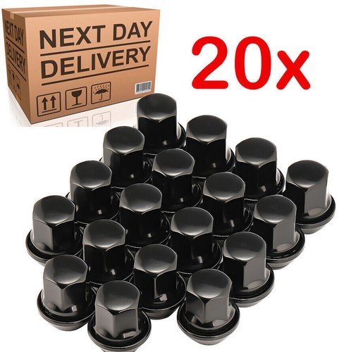 Alloy black wheel nuts - alloy,