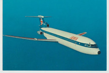 Trident Three postcard British European Airways, BEA