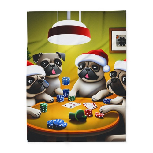 Pugs playing poker arctic - pugs,