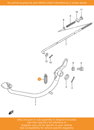 Suzuki spring 09443 - spring,, 09443-14013