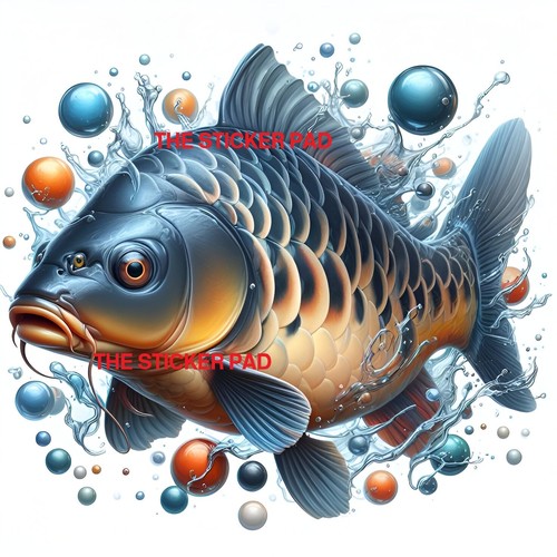 Vinyl sticker carp coarse - vinyl,