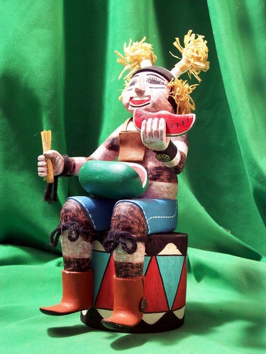Hopi kachina doll koshare - hopi, -koshare