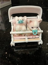 Sylvanian Families Chihuahua Twins Plus Double Pushchair