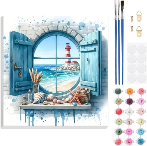 Diy paint numbers kit - diy,