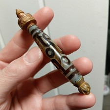 Tibetan agate pre 1800s - 1800s, eye