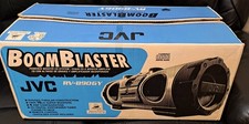 JVC RV-B90GY BOOM BLASTER New In Box Twin 16cm SUPER WOOFER 1998 vintage new
