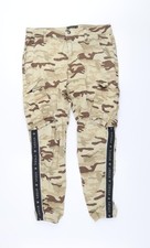 SIKSILK Men's Beige Camouflage