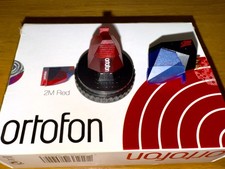 Ortofon 2M Red + 2M Blue Original Stylus - Nude Diamond Elliptical Needle Boxed