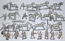 28mm dark ages early medieval gripping beast & others white metal wargames