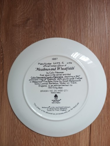Wedgewood bone china - plate, by