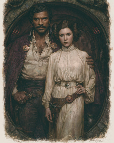 Princess leia white dress - in,