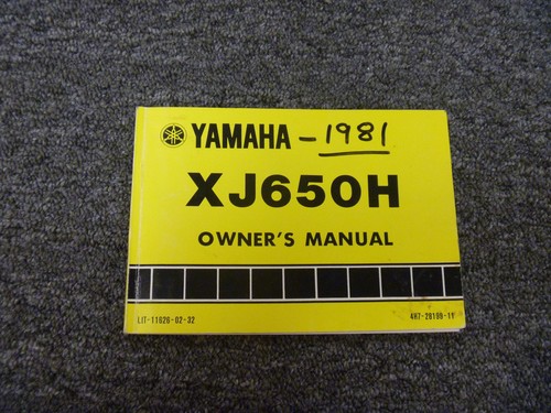 1981 yamaha xj650h - 1981,