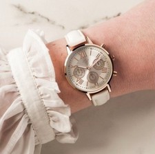 Spirit Ladies Rose Gold Bezel White Strap Watch BIRTHDAY/ PARTY/ TEACHER'S GIFT