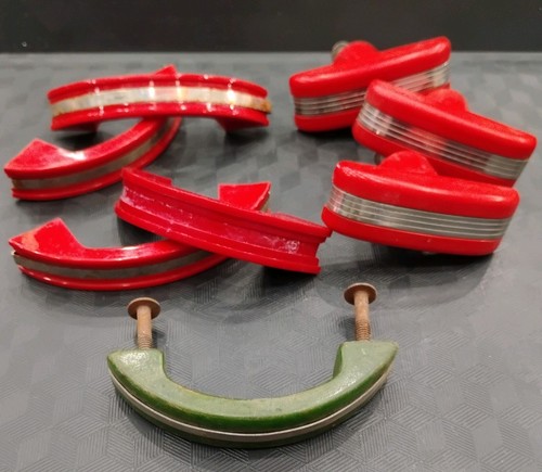 Vintage red green bakelite - vintage, red/green