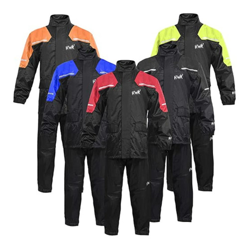 Black motorcycle rain - black,
