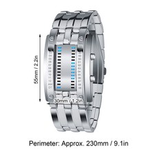 Mens Binary Watch Casual