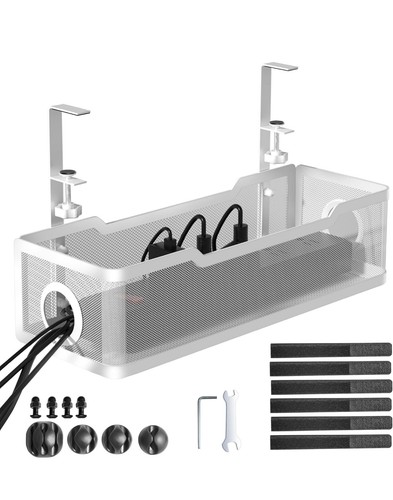 Under desk cable management - desk,