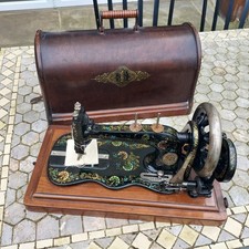 Antique Victorian 1888 SINGER NEW FAMILY 12K Sewing Machine,Fiddle Base,Ornate