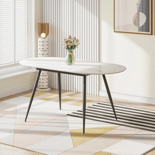 Extendable oval dining - oval,