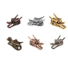 10 Pieces Dragon Head Charm