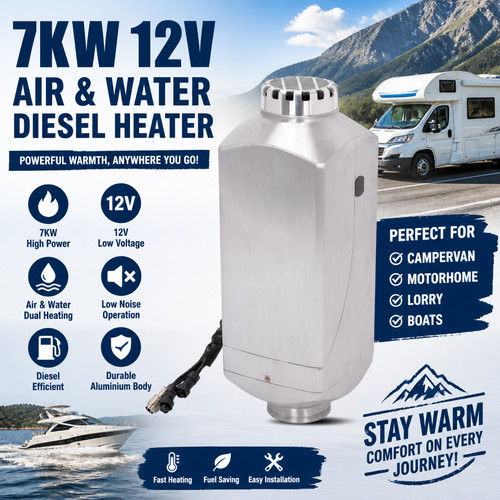 12v 7kw water diesel - 7kw, heater