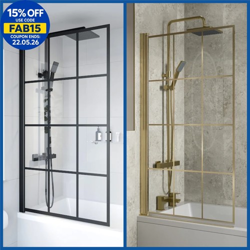 Modern grid bath shower - grid,