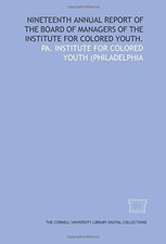 Nineteenth annual report of