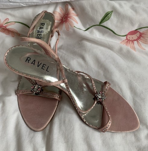 Ravel pink satin jewelled - satin,