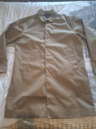 Barbour men mac large sand - men's, large,sand