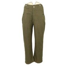German Army Field Grey M40 Wool Trousers - All Sizes WW2 Heer Uniform Repro New