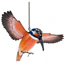 Metal Hanging Kingfisher in