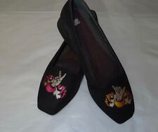 CAMPER TWINS BLACK SUEDE FLAT SHOES SIZE 4 NEW