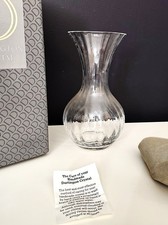 80s Dartington Crystal Vase &