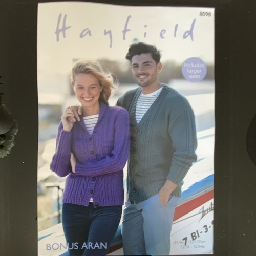 Hayfield aran knitting pattern - knitting,