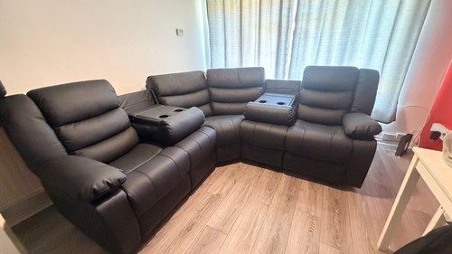 Brand new leather corner sofa