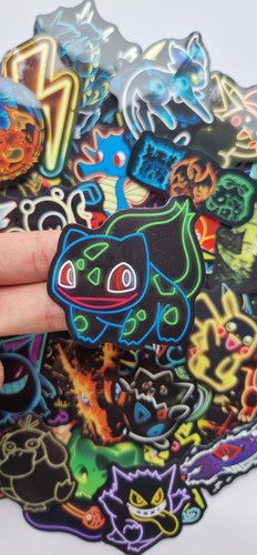 Pcs pokemon stickers neon - pcs,