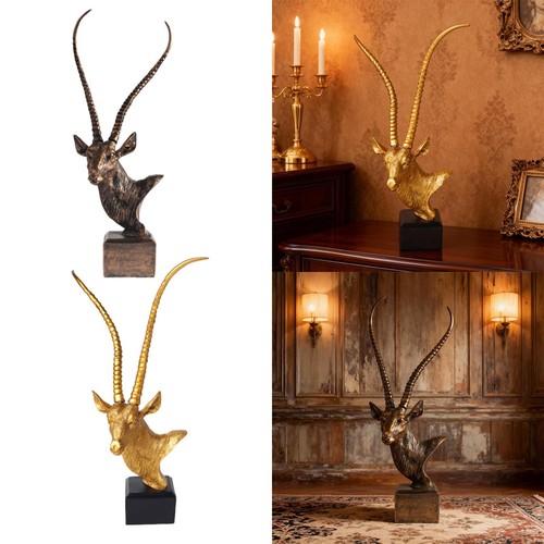 Antelope head sculpture - antelope,