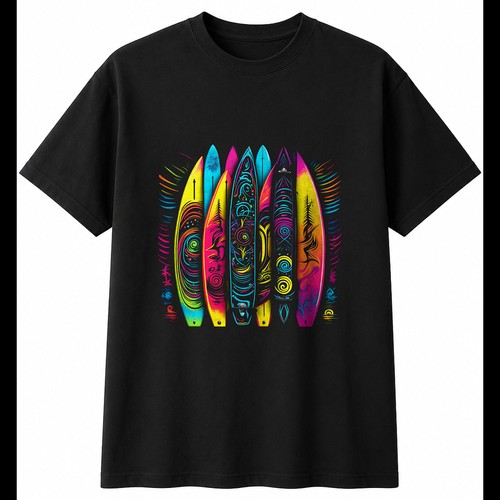 Neon surfboard windswept - neon,