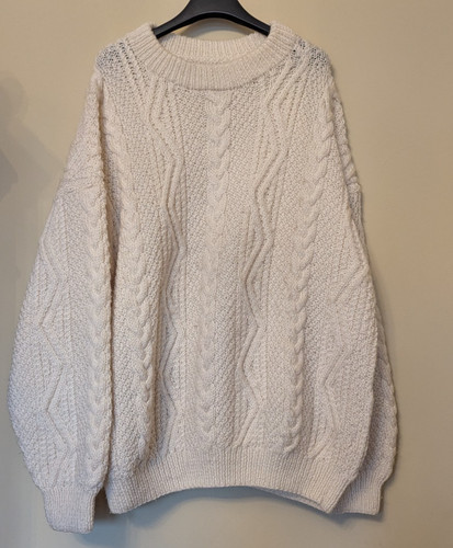 Aran handknitted wool - aran,