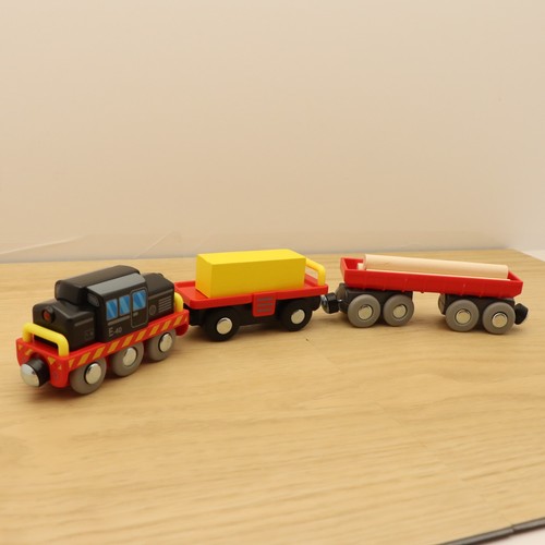 Wooden train track freight - wooden,