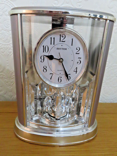 Vintage rhythm mantel clock - vintage,