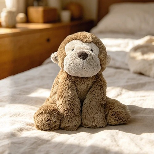 Elephant monkey plush soft - monkey,