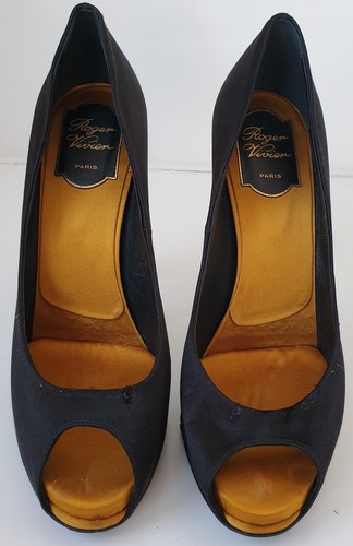 Roger vivier black - vivier, satin