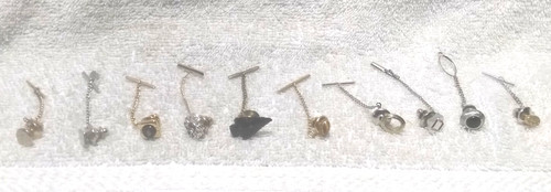 Lot vintage tie pins - vintage,